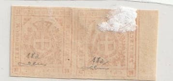 Italiaanse oude staten - Modena 1852/1859 - 80 cent -, Gestempeld