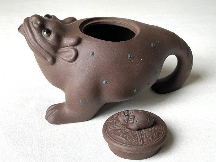 Théière - Argile, argile en forme dun animal, deuxième, Antiek en Kunst, Kunst | Designobjecten