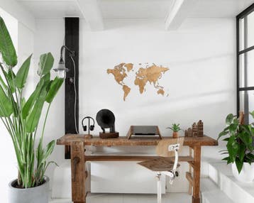 MiMi Innovations® Exclusieve Houten Wereldkaart -, Verzenden, Nieuw