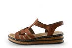 Rieker Sandalen in maat 39 Cognac, Overige kleuren, Verzenden, Sandalen of Muiltjes, Zo goed als nieuw