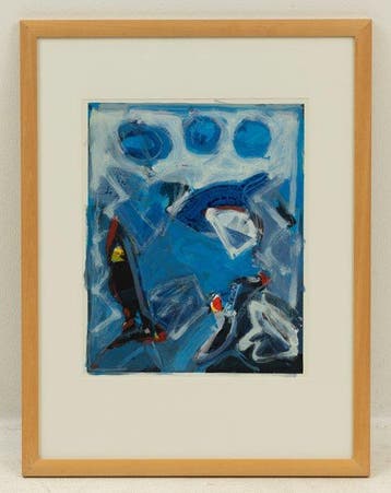 Piet Warffemius (1956) - Abstracte compositie, Antiek en Kunst, Kunst | Schilderijen | Modern