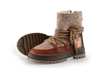 HIP Veterboots Meisjes in maat 30 Bruin, Verzenden, Jongen of Meisje, Schoenen, Zo goed als nieuw