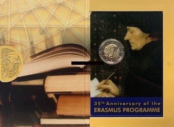 Malta. 2 Euro 2022 Erasmus (Zonder minimumprijs), Postzegels en Munten