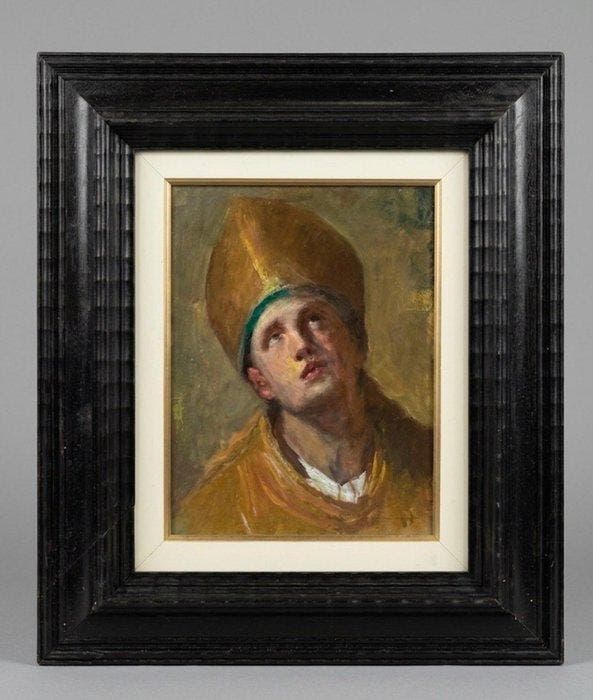 Italiaanse school (XX) - San Gennaro, Antiek en Kunst, Kunst | Schilderijen | Klassiek