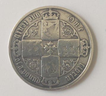 Verenigd Koninkrijk. Victoria. 1 Florin 1873 (Zonder