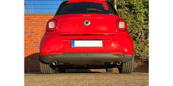 FOX Smart Forfour 453 einddemper, dwars uitgang rechts/links, Verzenden, Nieuw