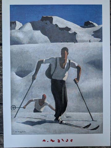 Alfons Walde - The Ascent, Antiek en Kunst