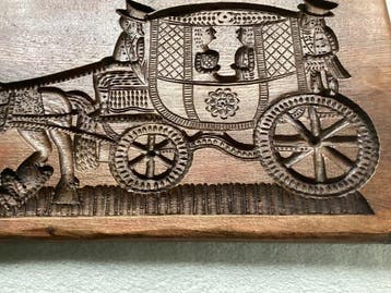 Plank - Hout - Plank paardenkoets