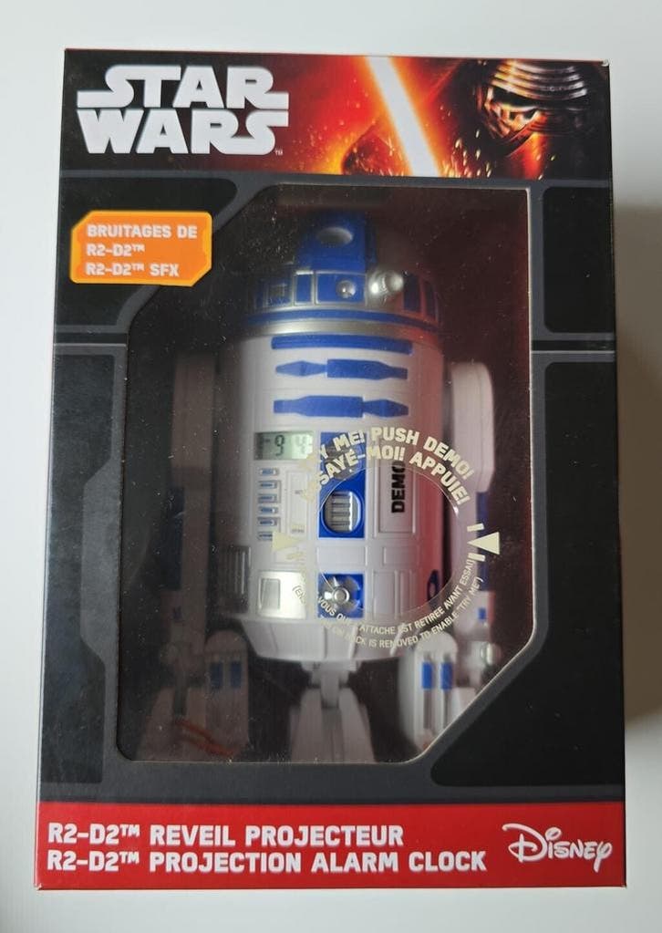 STAR WARS R2-D2 PROJECTION ALARM CLOCK (TOYS), Collections, Cinéma & Télévision
