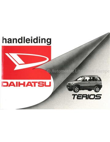 1999 DAIHATSU TERIOS INSTRUCTIEBOEKJE NEDERLANDS