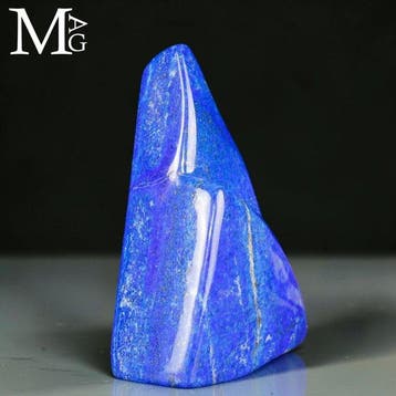 Extra Kwaliteit Afghaanse lapis lazuli plak - Natuurlijk