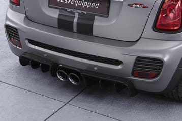 Diffuser | Achterspoiler voor Mini R58 / R59 JCW HA417-K, Verzenden, Nieuw