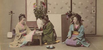 Enami, Farsari, Suzuki, Yokohama School (XIX) - Reading