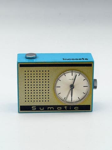 Tafelklok - Incoseta - Plastic - 1970-1980 - Sumatic vintage, Antiek en Kunst