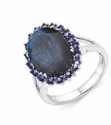 Sans prix de réserve - Bague Argent - 5.73ct. tw. Pierre