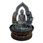 Boeddha Sier Waterval - LED Verlichting - Zen Garden Feng, Huis en Inrichting, Verzenden, Nieuw