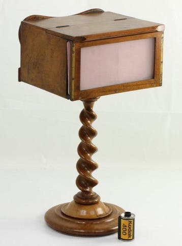 en bois STEREOSCOPE Visionneuse stéréo