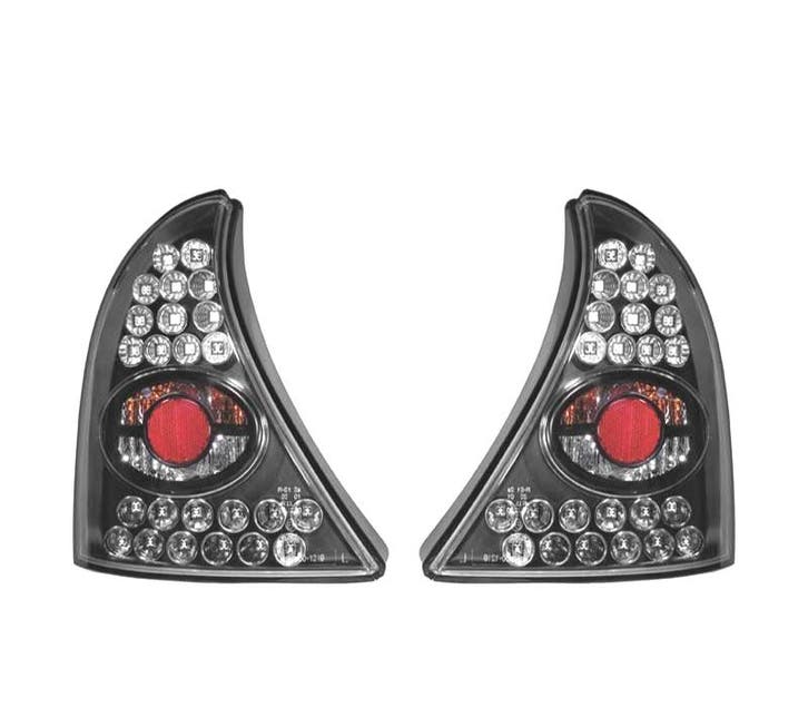 FEUX ARRIÈRE RENAULT CLIO 98-01 LED FOND NOIR, Auto-onderdelen, Verlichting, Verzenden