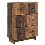 vidaXL Ladekast Oud hout 66 x 34,5 x 90 cm Bewerkt hout, Verzenden
