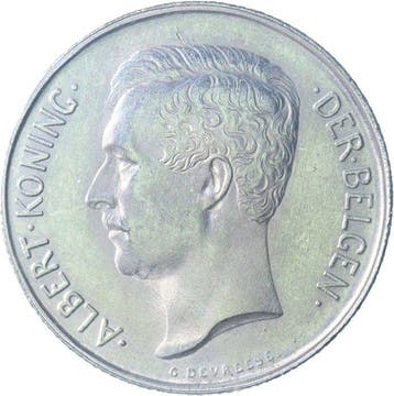 België. Albert. 2 Frank 1912 (Vl.) KWALITEIT (Zonder