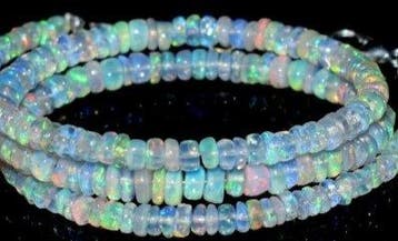 Opaal Ketting AAA natuurlijk mineraal- 9 g - (1)
