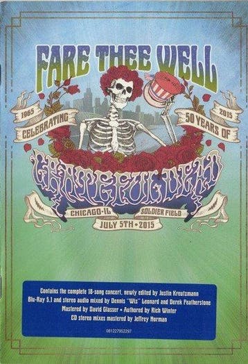 The Grateful Dead 3 CD / 2 Blu-ray Box Set  Fare Thee Well, Nieuw in verpakking