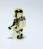Lego Minifiguur - Classic Space - Chrome Gold Astronaut, Nieuw