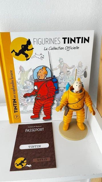 2 figurines Moulinsart, collection officielle - Tintin -