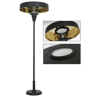 Staande lampen Messing Vloerlamp Auriol Antiek Zwart, Verzenden, Nieuw, Overige materialen, 100 tot 150 cm