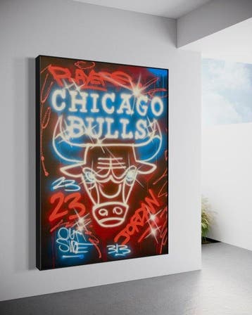 Outside313 - Chicago bulls - 23 Jordan - Neon black edition