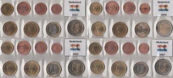 Nederland. Series 1 Cent - 2 Euro 2003/2014 (11 series)