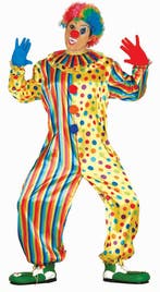 Clownspak Gekleurd Heren, Verzenden, Nieuw