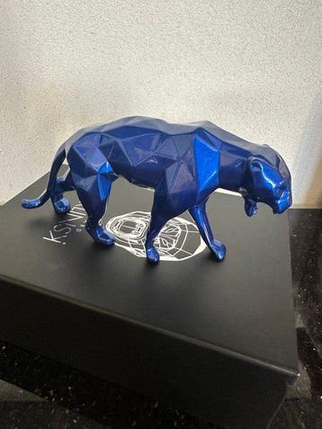 Richard Orlinski (1966) - Panther (Royal Blue Edition)