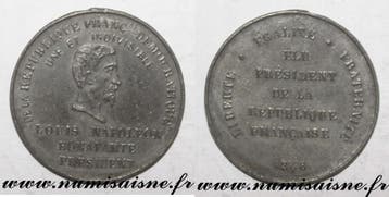France Medaille Politik Louis-napoleon Bonaparte Gewaehlt..., Verzenden