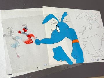 DePatie–Freleng 2x originele animatiecels en tekeningen -, Nieuw in verpakking