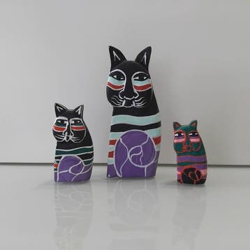 Collectie met dierenthema - Katten in verschillende stijlen