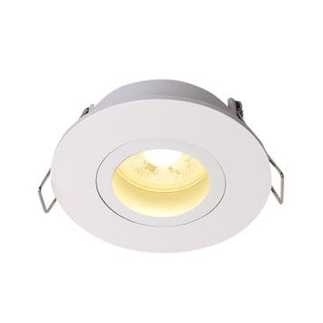 Luxar GU10 Inbouwspot IP65 Kantelbaar Wit, Verzenden, Nieuw, Netvoeding