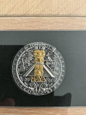 Niue. 7 Dollars 50 Cents 2023, Maya Civilization, 3 Oz