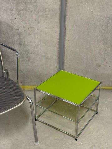 USM Haller, K37 - Bijzettafel - Chroom, Acryl - USM Haller