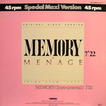 Menage - Memory, Verzenden, Gebruikt