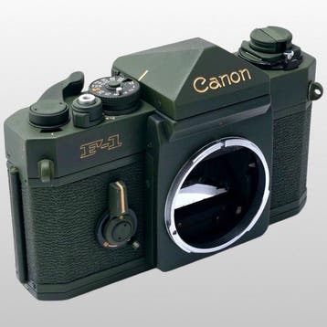 Canon Canon F-1 with NEW FD 50mm F1.4 Olive Drab Repaint |