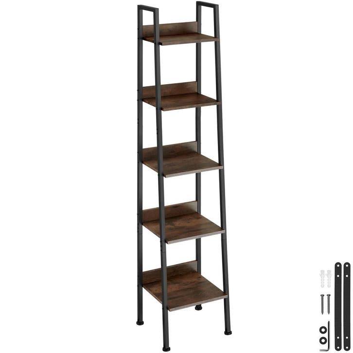 tectake Wandrek - 35,5 x 31,5 x 170,5 cm, Industrieel hout d, Huis en Inrichting, Overige Huis en Inrichting, Verzenden