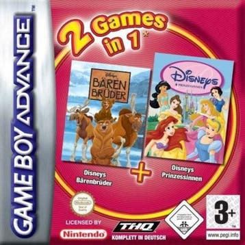 Disney’s Brother Bear + Disney Princess - Gameboy Advance., Ophalen of Verzenden, Zo goed als nieuw