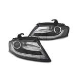 Phares Led Pour Audi A4 B8 08-11 Xenon Tru Drl Noir, Verzenden