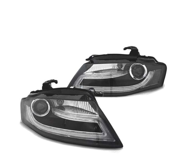 Phares Led Pour Audi A4 B8 08-11 Xenon Tru Drl Noir, Auto-onderdelen, Verlichting, Verzenden