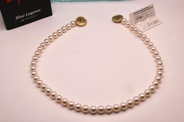 Mikimoto - Halsketting Gekweekte parels Parel - Parel -, Nieuw
