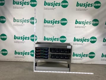Aluca aluminium bedrijfswageninrichting gebruikt (nr 2422), Verzenden