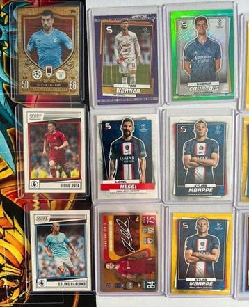 Topps Soccer Stars Collection Lionel Messi, Kylian Mbappé,
