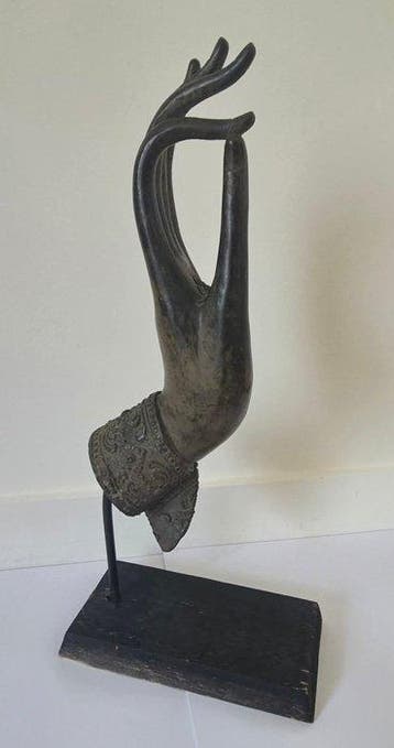 Main de bouddha en bronze - Sculpture - Thaïlande (Sans prix