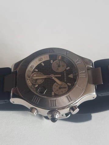 Cartier - 21 Chronoscaph - 2424/W10125U2 - Heren - 2000-2010